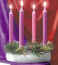 Xmas Count Down Advent Candles